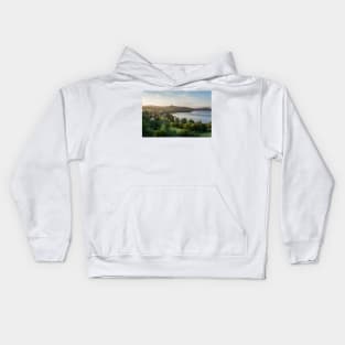 Parke's Castle in the early morning sun Kids Hoodie